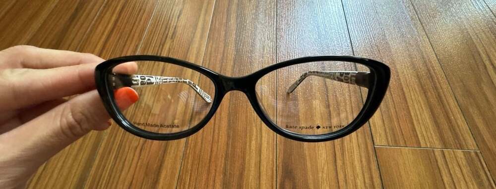 Kate Spade Eyeglasses Chandra 53-17-135 Black Acetate